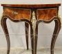 Napoleon III sewing table in bois de rose inlaid with marqueterie, 19th century