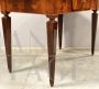 Antique 18th century desk or console table in inlaid walnut