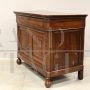 Antique Capuchin Louis Philippe sideboard in carved walnut, Italy 19th century