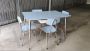 Vintage dining set consisting of formica table and chairs, Italy 1970s