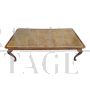 Antique style table or desk with leather top