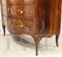 Antique Louis XV chest of drawers in walnut, 18th century Italy