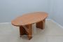 Vintage console convertible into an oval table, Italy 1980s