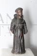 Large antique wooden sculpture of Saint Anthony of Padua, 18th century