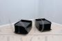 Pair of bedside tables or coffee tables by Kazuhide Takahama for Gavina, 1970s