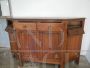 Notched sideboard in cherry wood, Venetian manufacture from the 50s