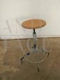 70s industrial stool