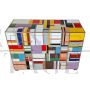 Multicolored Murano glass dresser with four drawers