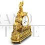 Antique clock from the Directoire period with Psyche in gilded bronze, 18th century France