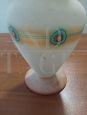 Vintage opaline Murano glass vase