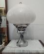 Vintage table lamp with chrome base