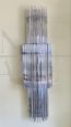 Pair of luxury slatted Murano glass wall lights