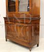 Antique Italian Louis Philippe era buffet & hutch in walnut