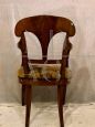 Antique Biedermeier armchair from the 19th century