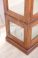 Antique 19th century display cabinet in walnut