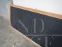 Vastarredo vintage wall school blackboard in slate, Italy 1970s