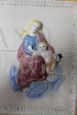 Antique 19th century Emilian devotional plaque with Virgin and Jesus