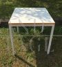 De Padova style square design dining table 70x70 cm          