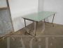 Vintage green formica folding table, 1960s