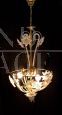 La Murrina chandelier in Murano glass with flowers, 1980s