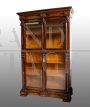 Antique Smith Neapolitan bookcase in mahogany feather