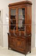 Antique Italian Louis Philippe era buffet & hutch in walnut