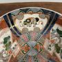 Antique Japanese Imari porcelain bowl from the Meiji era, 19th century