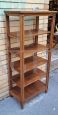 Vintage teak whatnot open bookcase from the 1950s