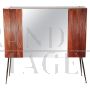 Bar cabinet for the center of the room, Italian mid-century from the 1960s