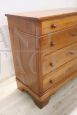 Small antique dresser in poplar wood from the late 19th century