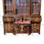 Antique Charles X bookcase with drop-down desk