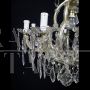 Maria Teresa chandelier with 10 lights in Bohemian crystal