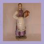 Ronzan ceramic figurine - peasant woman with jug