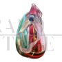 Multicolored Murano glass handbag sculpture by Colizza