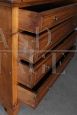 Antique Tuscan chest of drawers from the mid-19th century in poor art