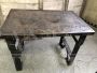 Workshop table in iron and cast iron