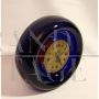 Vintage Polish glass clock Mera Poltik, 1960s-1970s