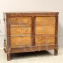 Antique Louis Philippe chest of drawers in walnut briar, 19th century Italy