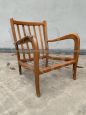 Pair of Paolo Buffa Armchairs in Cherry Wood, 1950s