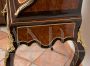 Antique French Napoleon III drop front ladies desk in precious exotic woods