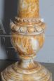 Antique yellow marble column from the 19th century