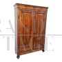 Antique wardrobe or pantry cabinet from the 19th century in walnut