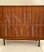 Highboard designed by George Coslin for FARAM in beech wood