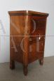 Antique cabinet with three drawers from the Charles X era - 1820