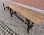 Large rustic table in solid fir