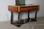 Art déco dressing table console with mirror from 1940s