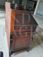 Antique style vintage secretaire in briar with ebonized decorations