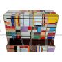 Multicolored Murano glass dresser with four drawers