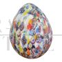 Egg-shaped table lamp in Murano glass with Murrine