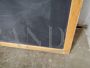 Vintage slate wall school blackboard, Italy 1970s